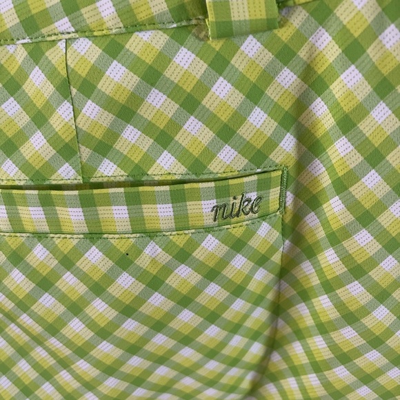 Nike golf skirt green&yellow plaid size 12 - Picture 3 of 7